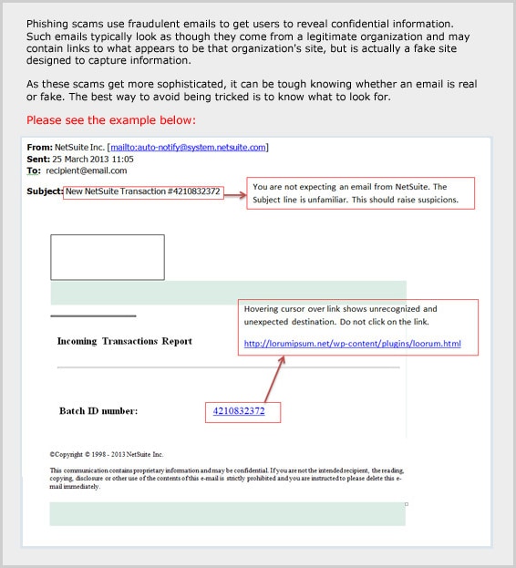 Phishing Scams