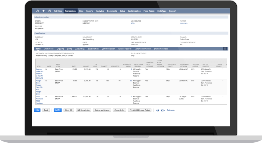 multichannel order management