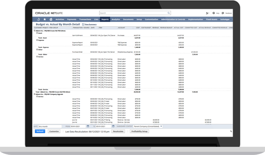 Dashboards and Reporting