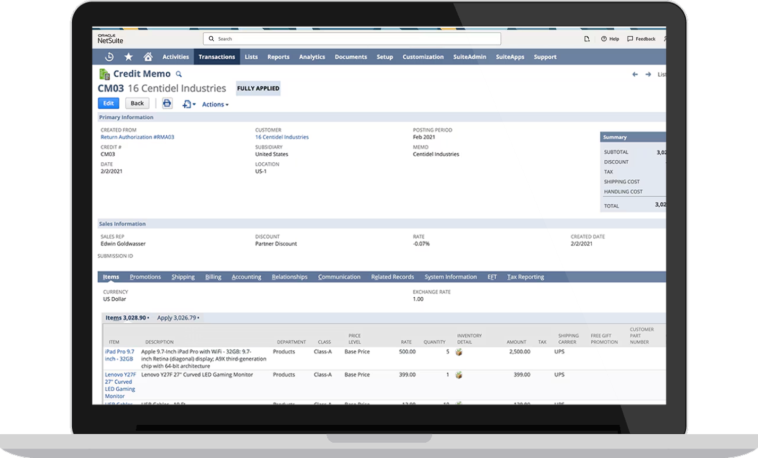 Returns management thumbnail