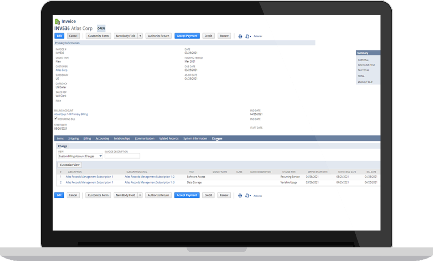 Revenue Billing Management Thumbnail