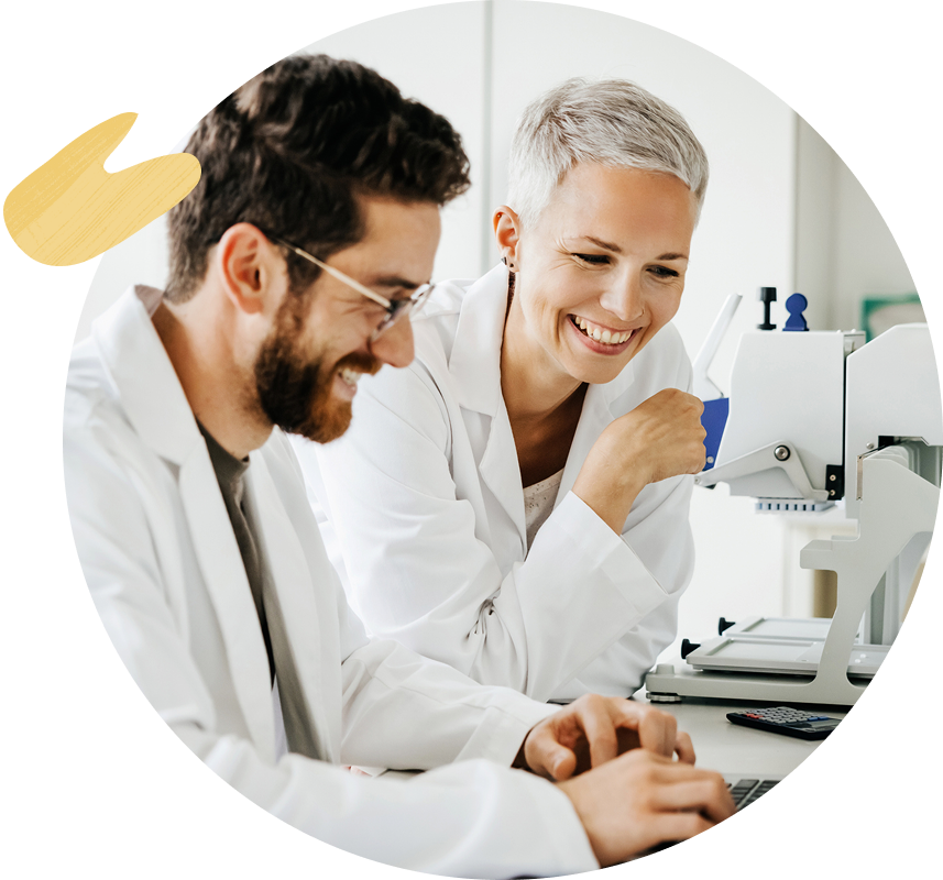 Life sciences professional using NetSuite
