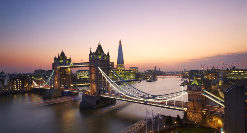 London Bridge at night